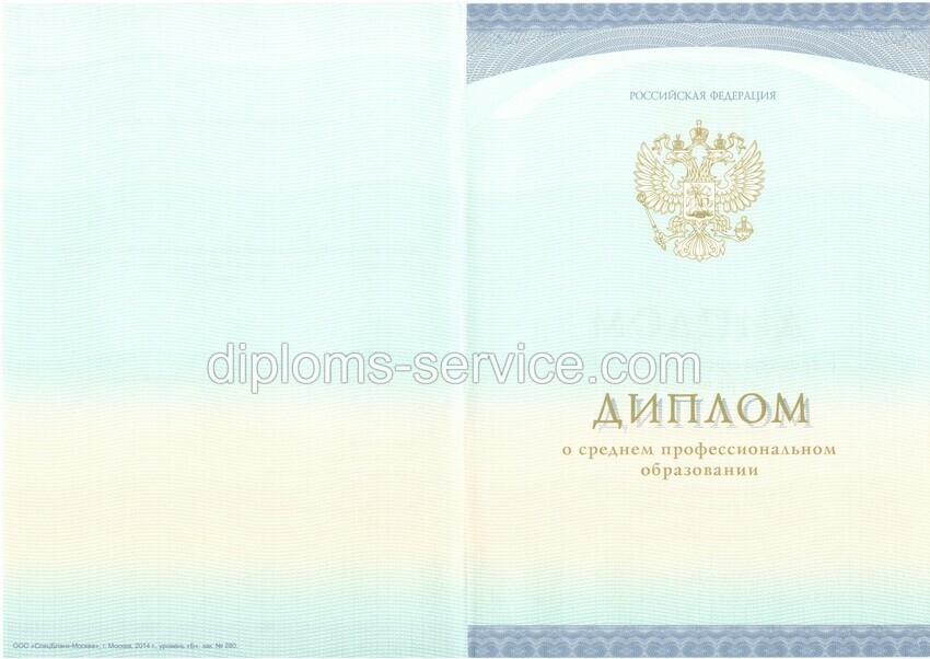 Диплом колледжа (Спецбланк) 2014-2025 годов-фото2