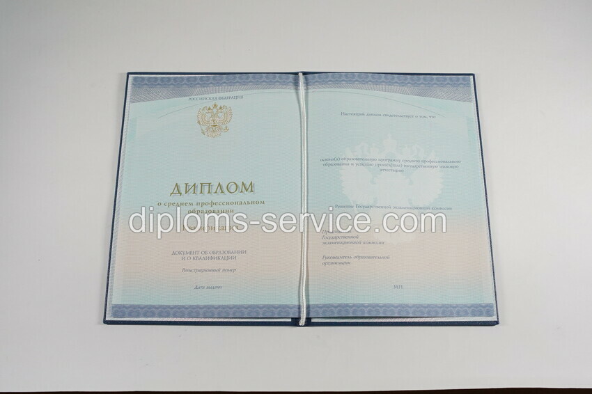 Диплом колледжа (Спецбланк) 2014-2025 годов-фото4