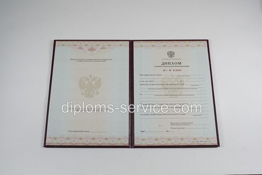 Диплом о переподготовке старого образца-фото3
