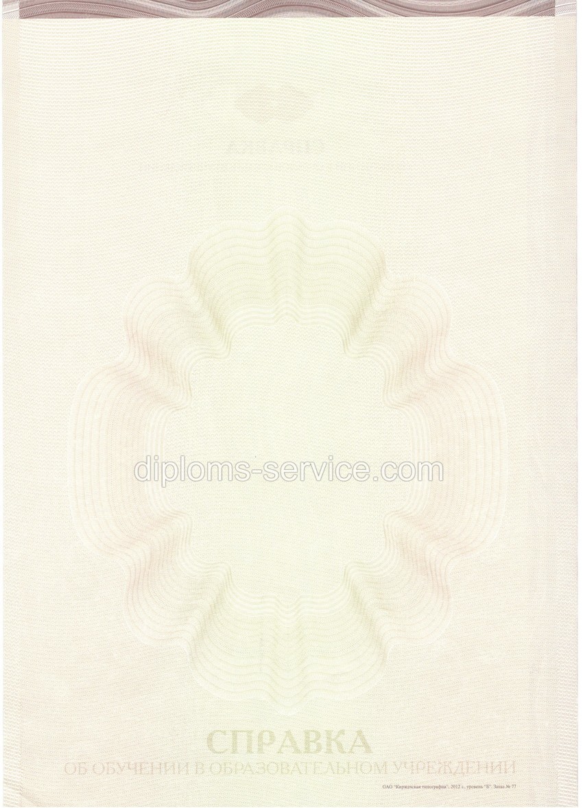 Справка об обучении -фото2